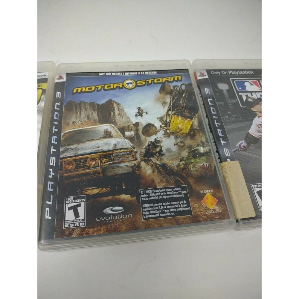 PS3 Sport Games Lot of 5 Madden 12/13, NBA 2K10, Motorstorm, MLB 09 The Show - Picture 5 of 6